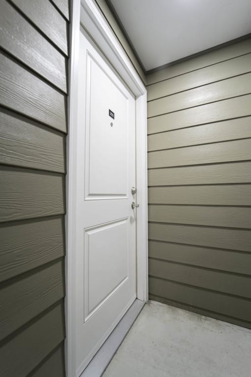 Door at Railhead Apartments, Spokane, WA