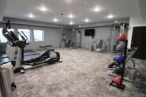 Fitness Center, Senior Apartment, Senior living, Maplewood, White Bear Lake, Saint Paul, Frost English Silver