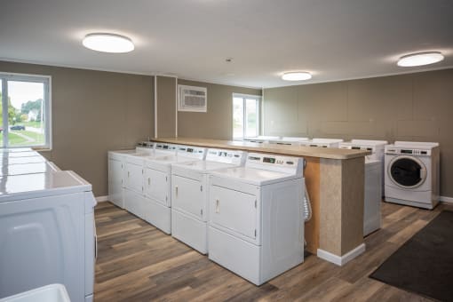 our apartments have a laundry room with washer and dryer