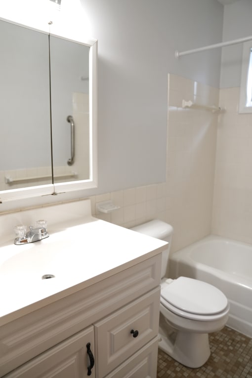 white bathroom