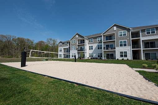 beach volleyball court at The Bend, Lancaster, OH, 43130
