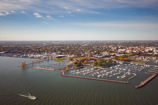 Lake Erie, Village Square Apartments