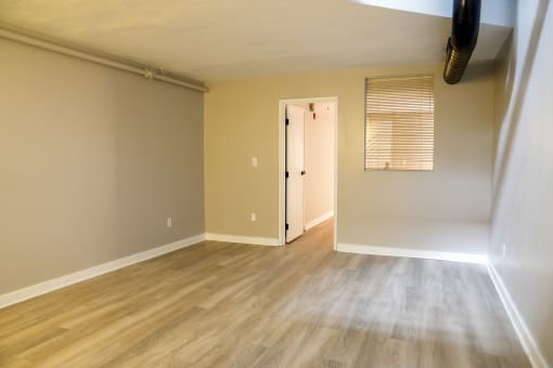 apartment with wood floors in cleveland