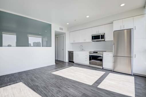 Stainless steel appliances at Vance in San Francisco, CA.