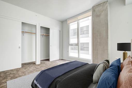 Floor to ceiling windows at Vance in San Francisco, CA.