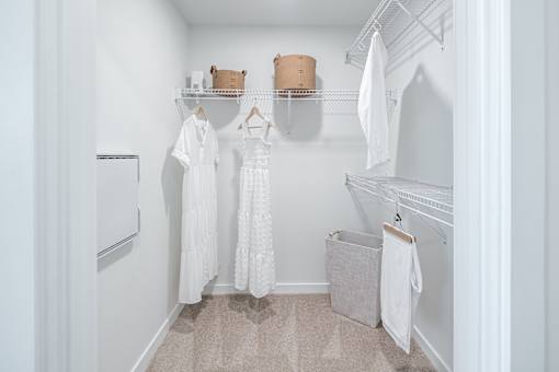 Walk-in Closet at The Palmeri Residences, Naples, FL, 34104