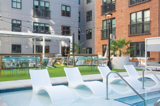 Courtyard Pool w/ Expansive Deck Space at 511 Meeting, Charleston