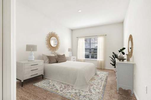 A spacious bedroom at Ballantrae apartments, Sanford, Florida