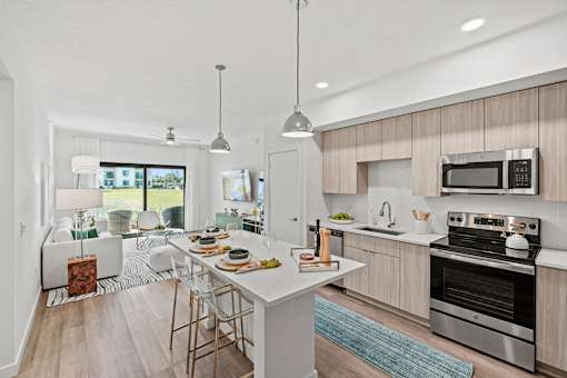 Kitchen with Oven at The Palmeri Residences, Naples, FL