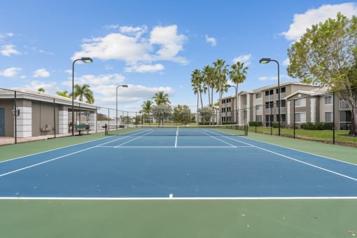 Tennis court | Promenade at Reflection Lakes amenities