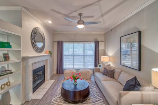 Living Room at Stonelake at the Arboretum, Austin, Texas