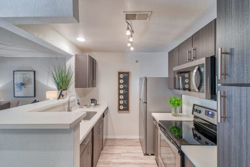 Kitchen at Stonelake at the Arboretum, Austin, Texas