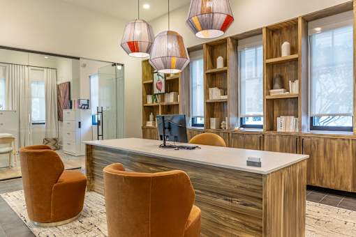 Leasing center l at Floresta apartments in Jupiter, FL