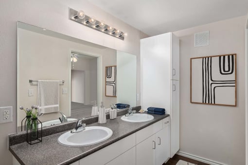 Classic Home Bathroom at The Lodge at Lakeline Village, Cedar Park, TX, 78613
