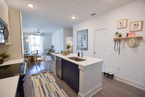 Kitchen with granite countertops at The Maven, Georgia, 30024