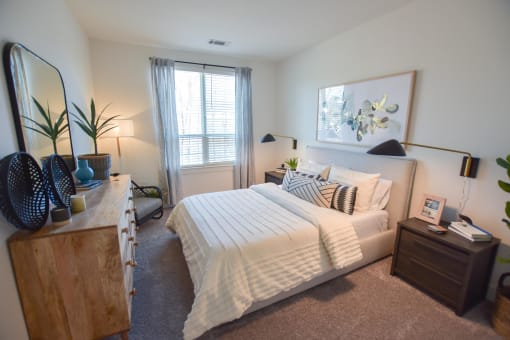 Bedroom at The Maven, Suwanee, GA
