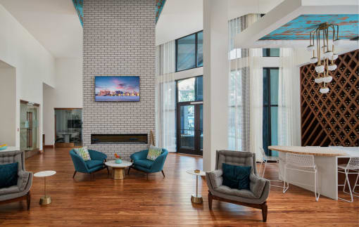 Resident club room  | District at Rosemary at The District at Rosemary, Sarasota, FL, 34236
