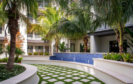 Beautifully maintained grounds  | District at Rosemary at The District at Rosemary, Sarasota, FL, 34236