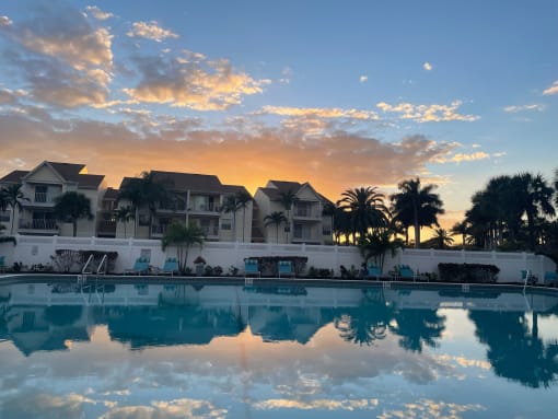 Take in a gorgeous sunset at The Brittany, Indialantic