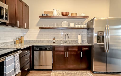 Kitchen  at The Station at River Crossing, Macon, GA, 31210
