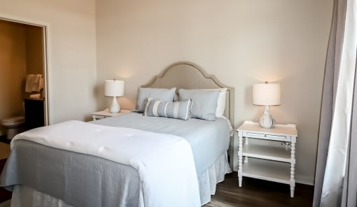 Bedroom at The Station at River Crossing, Macon