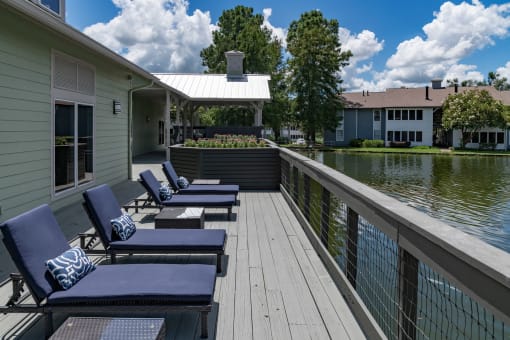 Lakeside lounge chairs at Saddleworth Green, Ocala, FL