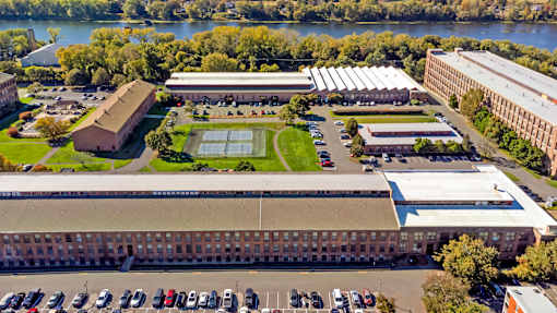 Aerial View of Bigelow Commons Apartment Community