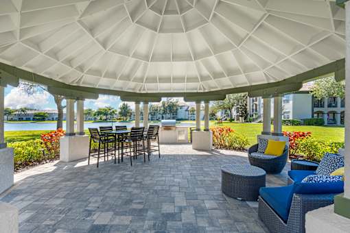 Lounge Area in the Outdoor Gazebo