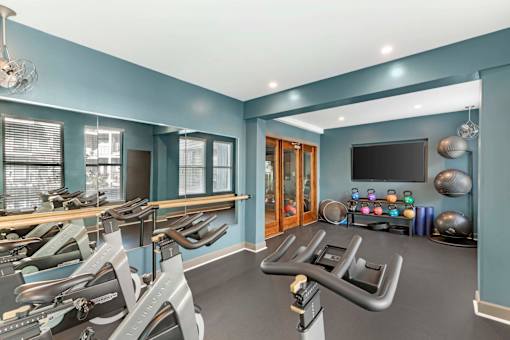 Beautiful Fitness Center at Glenwood at Grant Park, Atlanta, GA