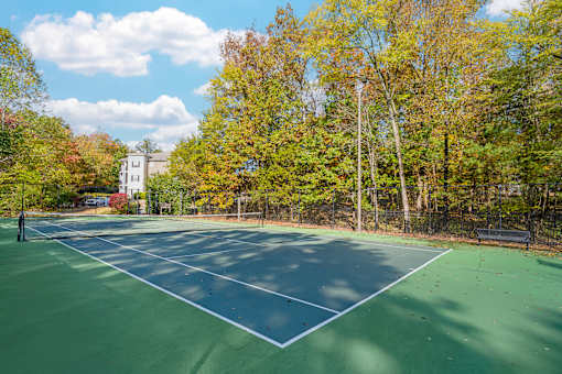 Full Sized Tennis Court at Thornberry Apartments, Charlotte, NC, North Carolina