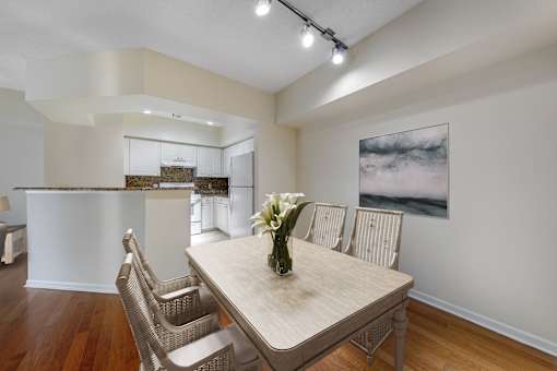 Open Concept Kitchen and Dining area