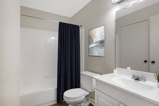 Bathroom at Residences at Westborough Station, Westborough, MA