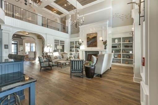 Community clubhouse at Wharf 7 Apartments, South Carolina, 29492