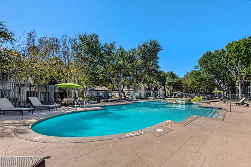 Crystal Clear Swimming Pool at Sedona Springs, Austin, Texas