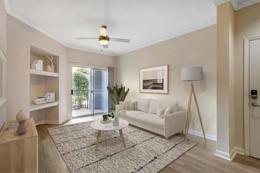 Spacious Living Room at Thornberry Apartments, Charlotte, NC, 28262