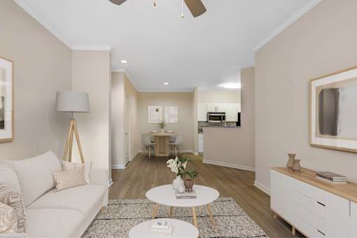 Gorgeous Living Room at Thornberry Apartments, Charlotte