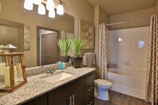 Bathroom at The Legend, Waco, Texas