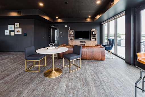 Lounge Area at Maven on Broadway Apartments, Minnesota