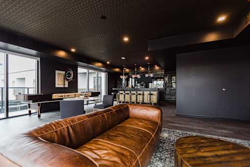 Modern Lounge at Maven on Broadway Apartments, Rochester, MN, 55904
