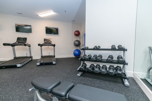 24 hour fitness center  at The Station at River Crossing, Macon, GA