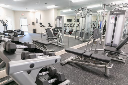 24 hour fitness center  at The Station at River Crossing, Macon, GA