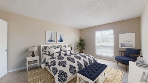 Bedroom at The Brittany, Indialantic