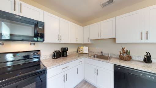 Kitchen at The Brittany, Indialantic, Florida