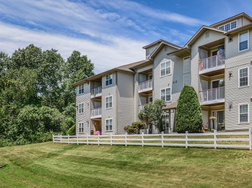 Enjoy beautiful landscaping around your home at Residences at Westborough Station, Westborough, MA