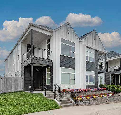 Modern two story house at Aerie Blue Sage, Elkhorn, NE, 68022 