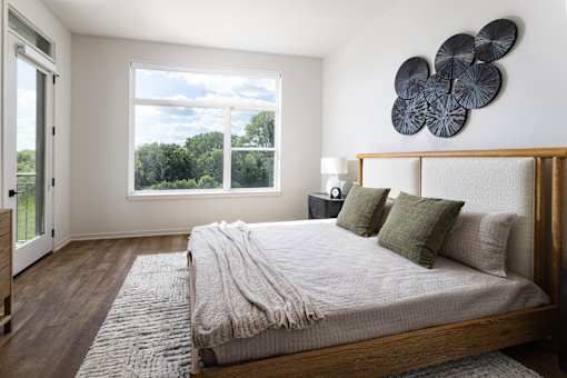 Bedroom with bed at Aerie Blue Sage, Elkhorn