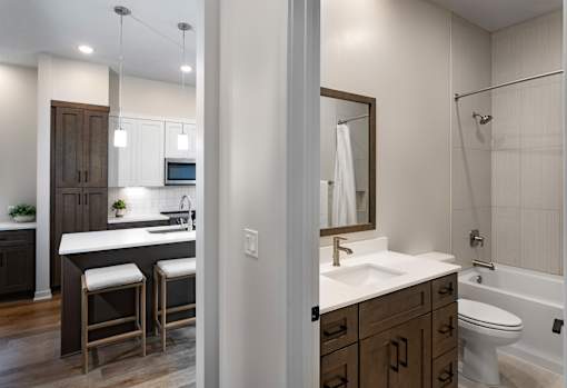 Bathroom at Aerie Blue Sage, Elkhorn, NE, 68022 