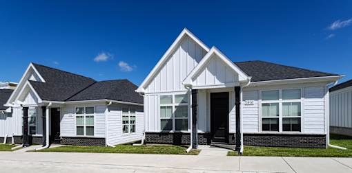 Rendering of house exterior at Aerie Blue Sage, Elkhorn, NE