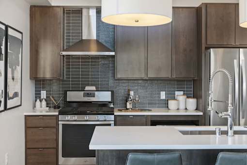 Kitchen with equipments at Revel, Minneapolis