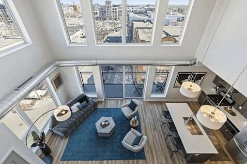 Lobby view at Revel, Minneapolis